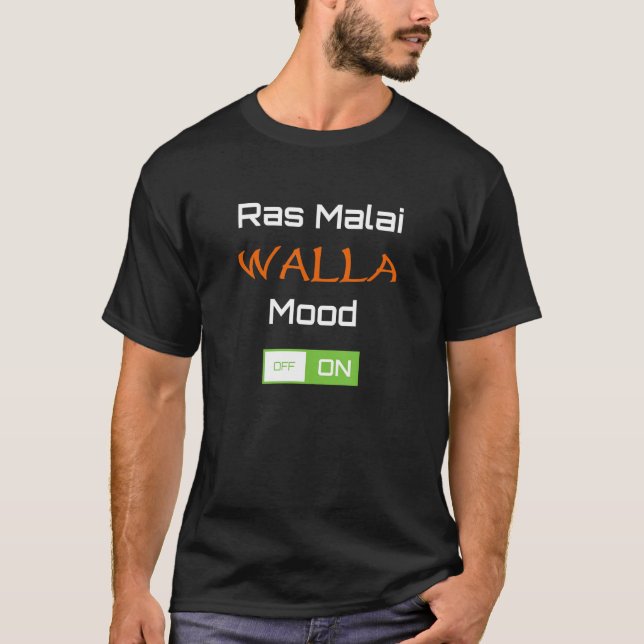 Punjabi Ras Malai walla Stimmung auf Desi Indian P T-Shirt (Vorderseite)