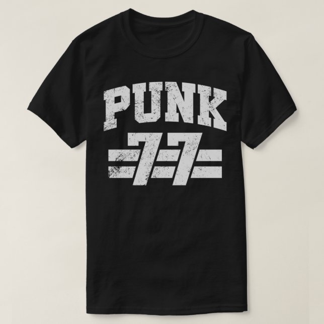 Punk 77 1977 Punk Rock T-Shirt (Design vorne)