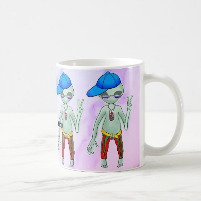 Punk Alien Kaffeetasse (Rechts)