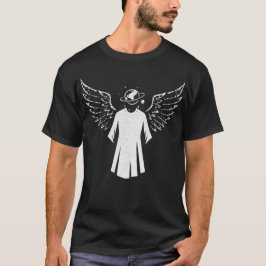 Punk Angel Wings Black T-Shirt