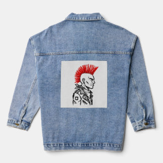 Punk attitude jeansjacke