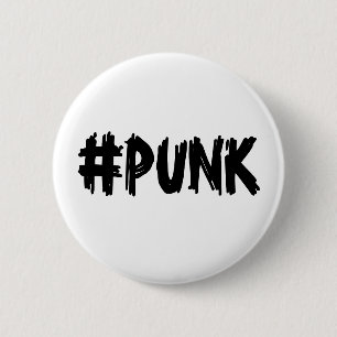 #PUNK Button (B&W)