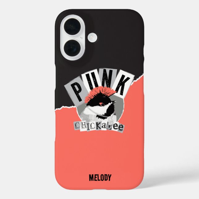 Punk Chickadee Case-Mate iPhone Case (Rückseite)