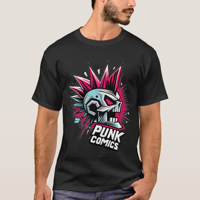 Punk Comics T-Shirt (Vorderseite)