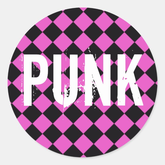 Punk Deko Sticker (Vorderseite)