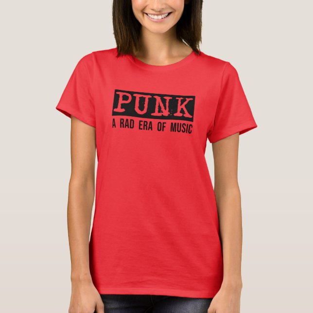Punk: Ein krasses Zeitalter der Musik / des schwar T-Shirt (Vorderseite)
