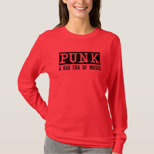 Punk: Eine coole Ära der Musik / schwarzes T-Shirt