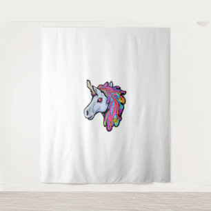 Punk Einhorn Lustig Ironisch Cooler Einhorn Punk R Wandteppich