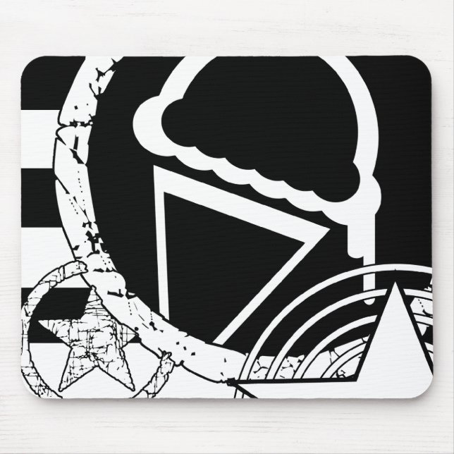 Punk-Eistropfen Mousepad (Vorne)