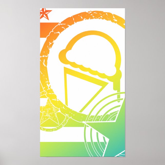 Punk-Eistropfen Poster (Vorne)