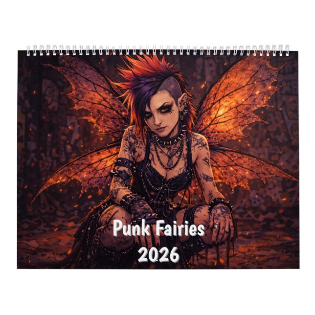 Punk Fairies Wall Calendar Kalender (Titelbild)