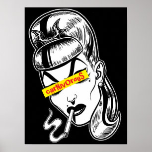 Punk Femme Fatale Poster