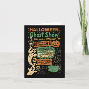 Punk Funny Horror Spooky Halloween Ghost Show Ghos Karte