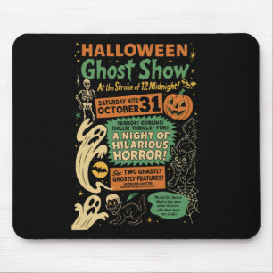Punk Funny Horror Spooky Halloween Ghost Show Ghos Mousepad
