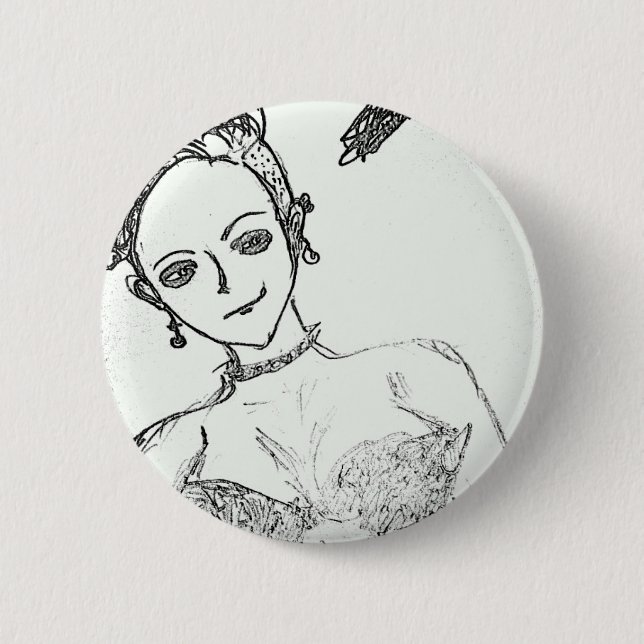 Punk Girl ist Sophie?? Button (Vorderseite)