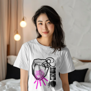 Punk Grunge Herz Collage T-Shirt