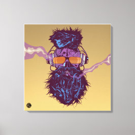 Punk Hipster G-Skulls Schädel Tempo Leinwanddruck