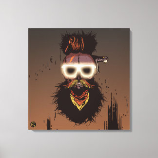 Punk Hipster G-Skulls Schlangenkopf Leinwanddruck