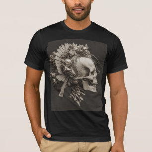 Punk in Practice – Barock-Totenkopf-T-Shirt T-Shirt