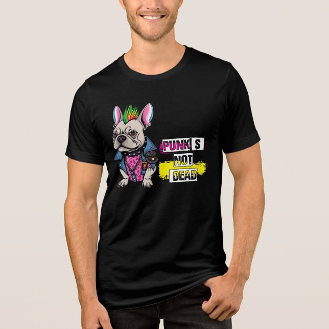 Punk ist nicht tot Tri-Blend shirt (Vorderseite)