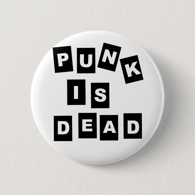 Punk ist tot button (Vorderseite)