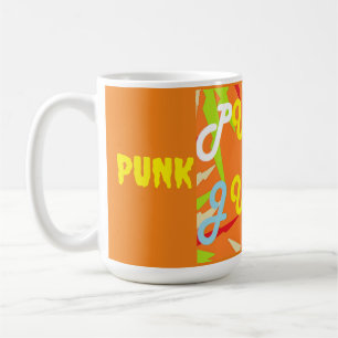 Punk Junk Rebelk Design sagen nur nein ! Farbe ora Kaffeetasse