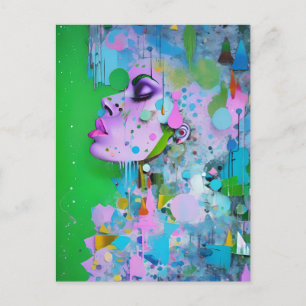 Punk - Ken Gage Surreal Art Postkarte