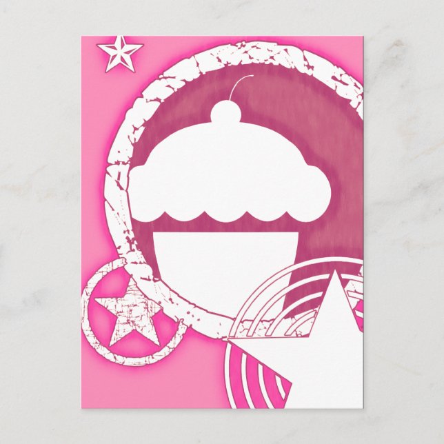 Punk-Kuchen Postkarte (Vorderseite)