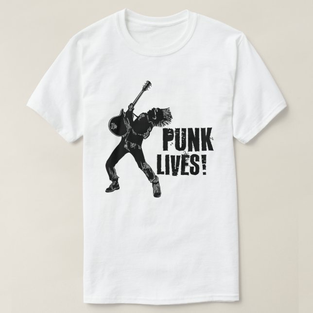 Punk lebt! T-Shirt (Design vorne)