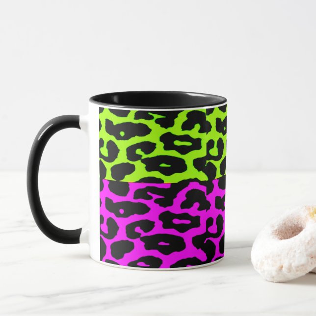 Punk Leopard Tasse (Mit Donut)