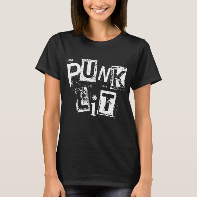 Punk Lit auf Black Women's Basic T - Shirt (Vorderseite)