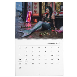 Punk Meerjungfrau 2027 Kalender
