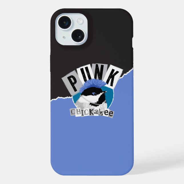 Punk Meise iPhone Hülle (Rückseite)
