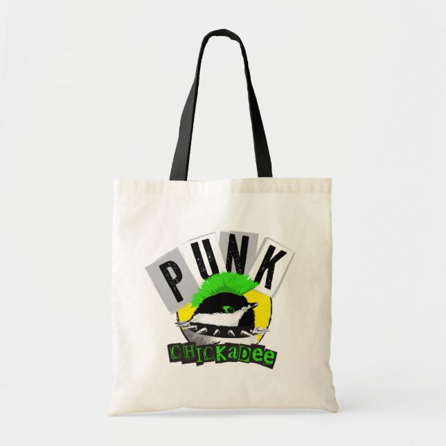 Punk Meise Tragetasche (Vorne)