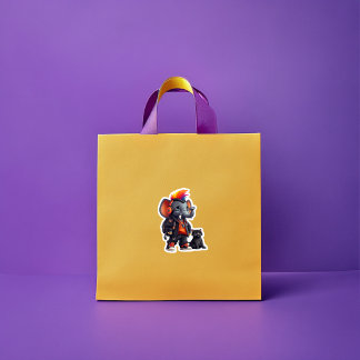 Punk mit Trunk-Vinyl-Aufkleber Aufkleber