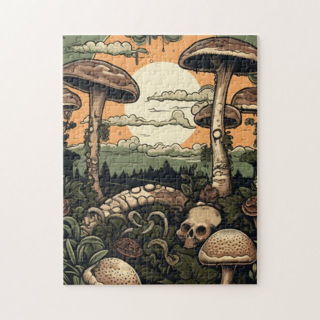 Punk Mushroom Forest Puzzle (Vertikal)