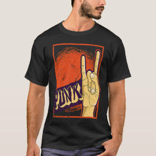 Punk Music Retro Punk Rock Konzert T-Shirt