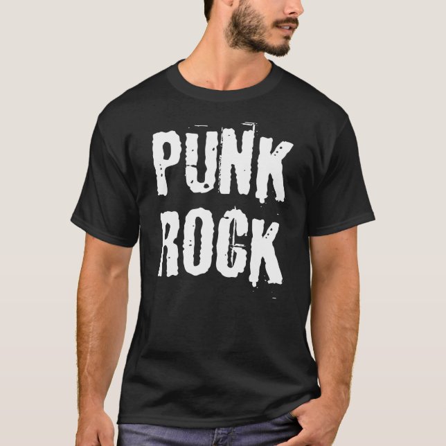 Punk-Musikdesign T-Shirt (Vorderseite)