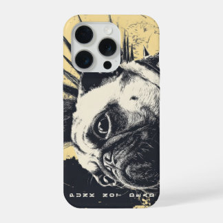 Punk Nicht Tot Bulldogge – Rock Dog Art iPhone 15 Pro Hülle