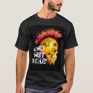 Punk Nor Dead Black T - Shirt
