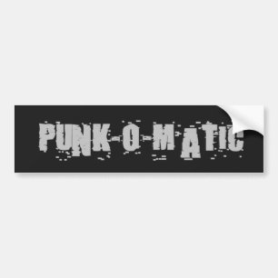 Punk-O-Matic 1 Logo-Autoaufkleber Autoaufkleber