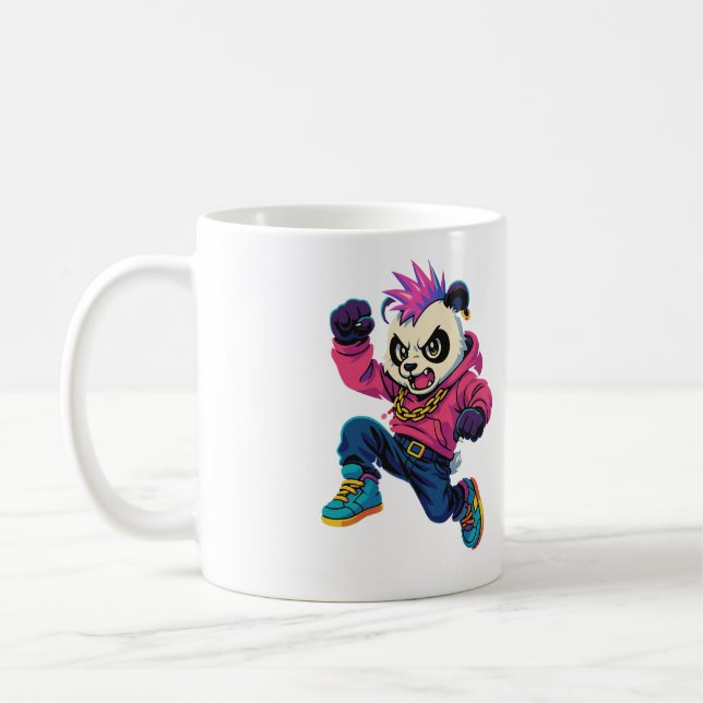 Punk Panda Power Kaffeetasse (Links)