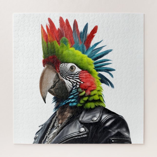 Punk Parrot Puzzle (Vertikal)