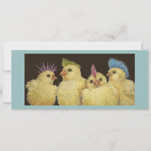 Punk Peeps Flachkarte (Vorderseite)