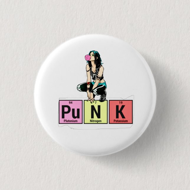 Punk Periodic Table  Button (Vorderseite)