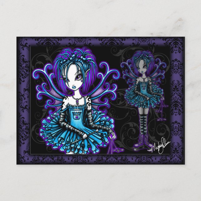 Punk Piper Dragonfly Postkarte (Vorderseite)