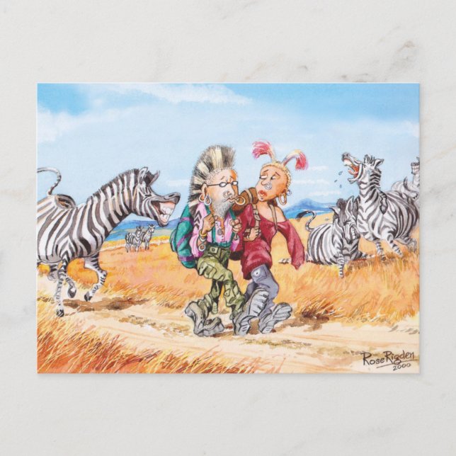 Punk Postkarte (Vorderseite)