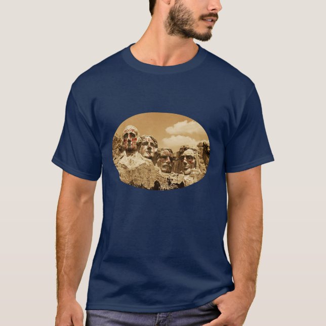 Punk Präsidenten Rushmore T-Shirt (Vorderseite)