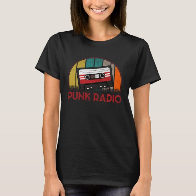 Punk Radio Punker Rock Punks T-Shirt (Vorderseite)