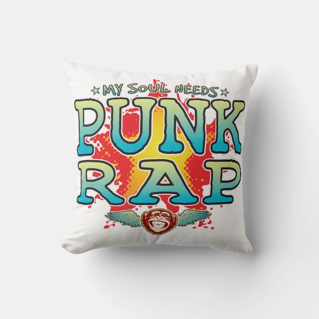 Punk Rap Soul Kissen (Vorderseite)